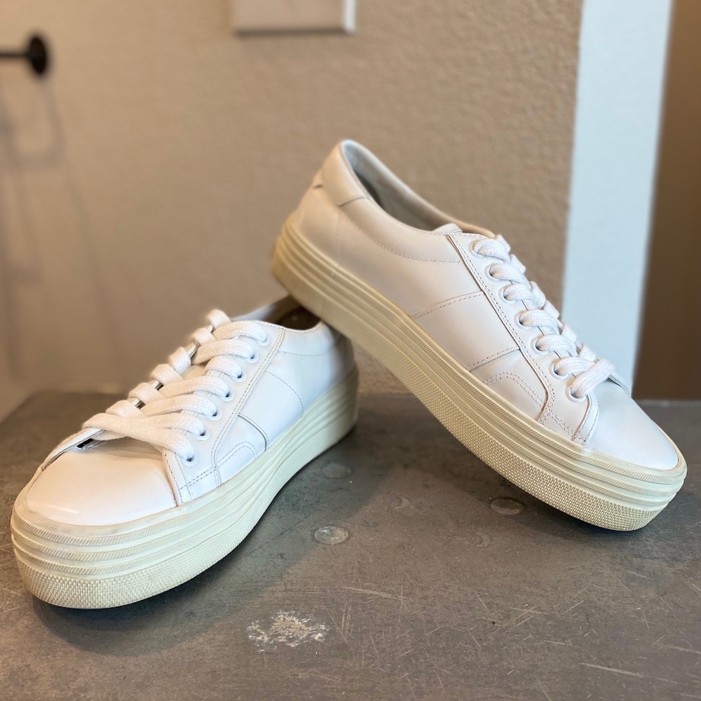Women's Saint Laurent SL/39 Platform Court Classic - Picture 8 of 16